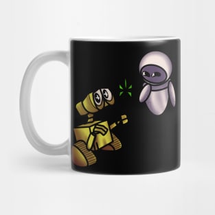 Wall-e and Eve Color sketch Mug